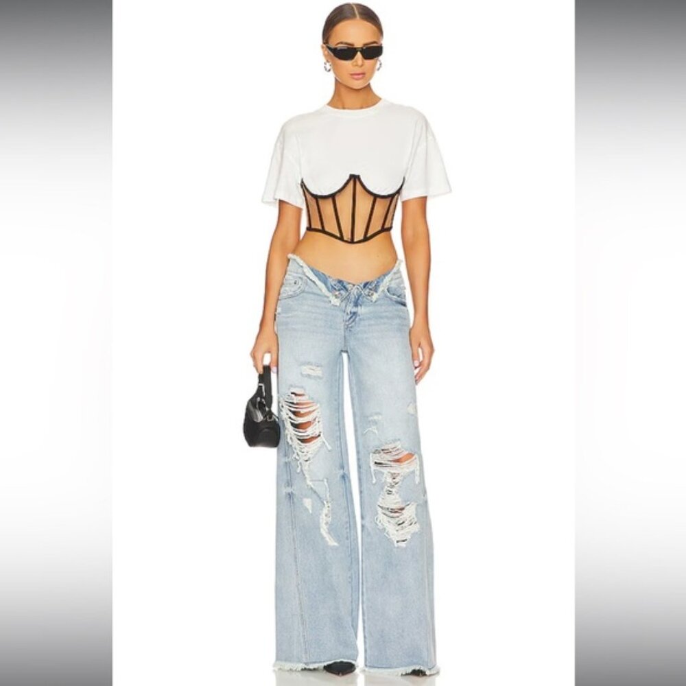 NWT SER.O.YA Ollie Wide Leg Jean